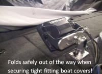 Silver CFS Sure-Lok Electronics Mount