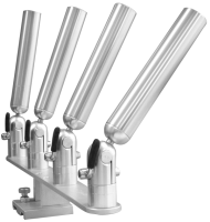 Quad Rod Holder with Quick Release Base